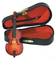 GEWA Miniature Instrument Bass сувенир контрабас, дерево, 11 см, с футляром и смычком (980620)