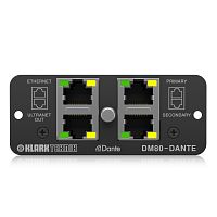 KLARK TEKNIK DM80-DANTE интерфейс DANTE 16 I/O и ULTRANET 16 OUT для DM8000