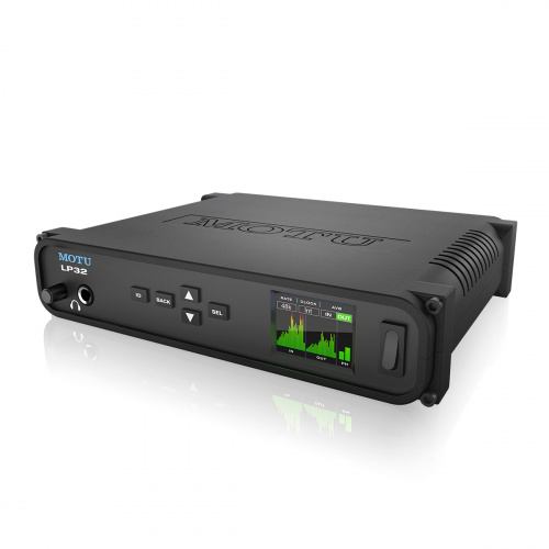 MOTU LP32 AVB/USB цифровой аудио интерфейс с SRC DSP 24бит/192кГц 160x128 LCD дисплей 4 кнопки н