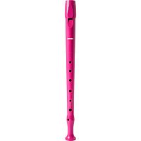 HOHNER B95084PI Блокфлейта сопрано, немецкая система, пластик, 1 часть, цвет розовый
