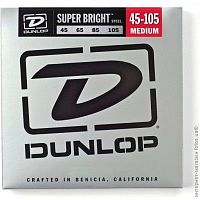 Dunlop DBSBS45105 струны для бас гитары Super Bright сталь 45-105