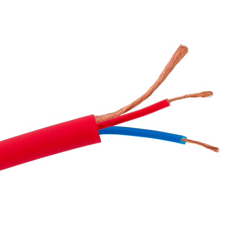 ROCKDALE M008 red микрофонный кабель в бухте для балансных соединений, OFC структура 84х0,1+2х(28х0,1), красный, длина 100 метро фото 2
