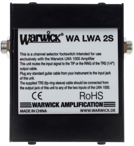 Warwick LWA 1000 усилитель для бас-гитары (голова). 1000Вт/4Ом фото 5