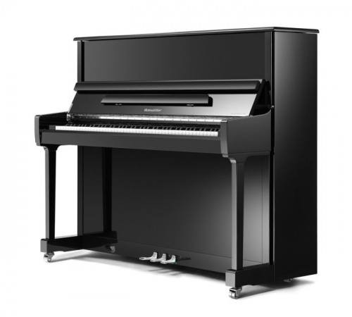 Ritmuller RS125(A111) пианино, 125 см, цвет чёрный, полированное, Серия RS
