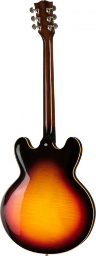 GIBSON 2019 ES-335 Figured, Sunset Burst гитара полуакустическая, цвет санберст в комплекте кейс фото 2
