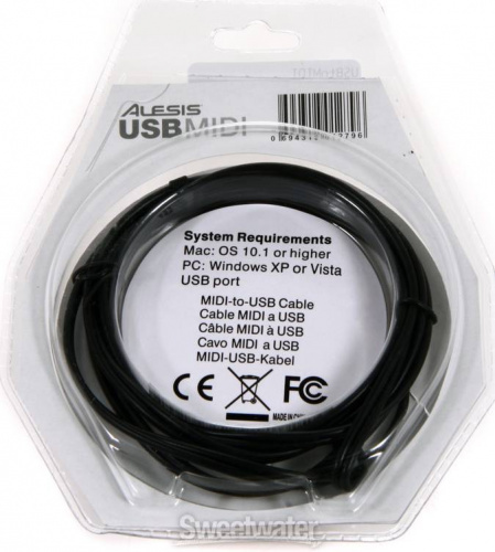 ALESIS USB-Midi Cable (два DIN5 -> USB)