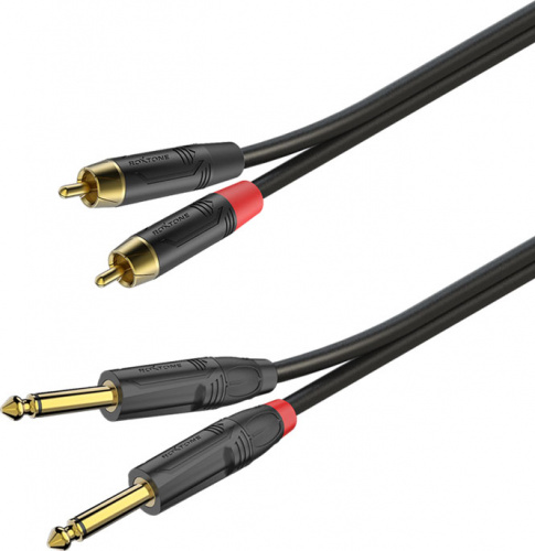 ROXTONE GPTC200/5 Аудио-кабель (2 x RCA 2 x 6,3 mono Jack), 5м