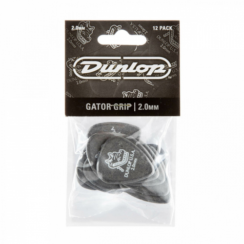 Dunlop Gator Grip Standard 417P200 12Pack медиаторы, толщина 2 мм, 12 шт. фото 4