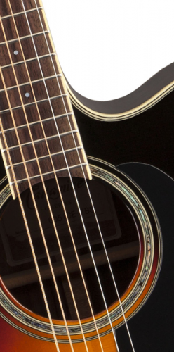 TAKAMINE G50 SERIES GD51CE-BSB электроакустическая гитара типа DREADNOUGHT CUTAWAY, цвет санберст, верхняя дека - массив ели, нижняя дека и обечайка - фото 3