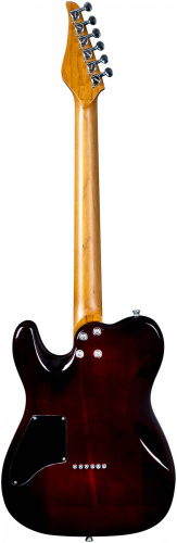 JET JT-450 QTPK электрогитара, Telecaster, корпус липа, топ тигровый клен, цвет PK фото 6