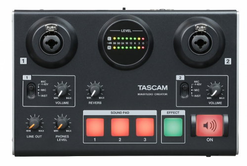 Tascam US-42B USB аудио интерфейс/контроллер для интернет-вещания фото 2
