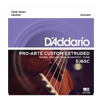 D'Addario EJ65C струны для укулеле, чистый нейлон