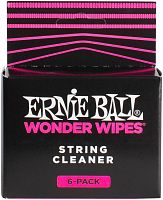 Ernie Ball 4277 средство для чистки струн (салфетки), упаковка 6шт.