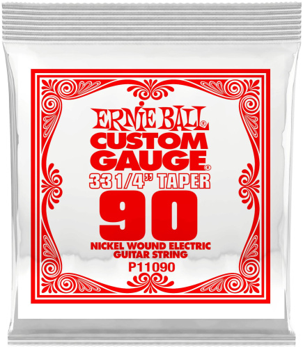 Ernie Ball 11090 струна для бас-гитары .090 никель, удлиненная мензура