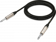 Behringer GIC-300 инструментальный кабель джек моно 6.3мм/джек моно 6.3мм, 3.0 м, 1 x 0.22 mm², черный