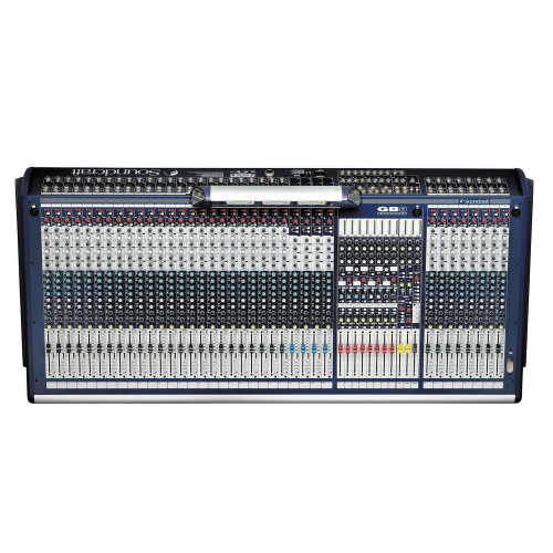 Soundcraft GB8-48 микшер 48 моно, 4 стерео, 8 Aux, 8 подгрупп, матрица 11x4, TRS директ-выходы на каждом моно канале. 12-сегментная LED индикация. VU  фото 2
