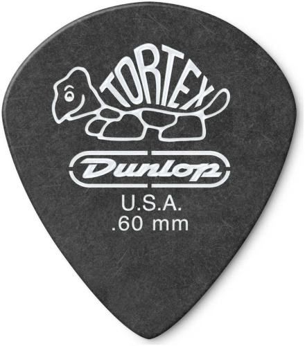 Dunlop Tortex Pitch Black Jazz III 482P060 12Pack медиаторы, толщина 0.6 мм, 12 шт.