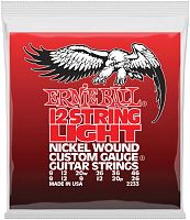 Ernie Ball 2233 струны для 12стр. эл.гитары Nickel Light 12 (9-9.12-12.20w-9.26-12.36-20p.46-26)