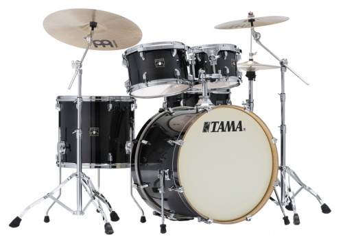 TAMA CL52KRS-TPB Superstar Classic Maple ударная установка из 5-ти барабанов, клён, цвет черный фото 2