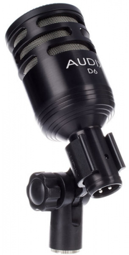 Audix D6 Инструментальный динамический микрофон для бас-барабана, кардиоида фото 3