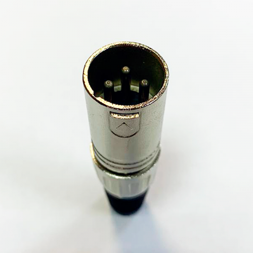 INLINE XLR-MS Разъем XLR-M, 3 пин, колпачок металлический, для кабеля D7 мм (SVP555S-M-3) фото 3