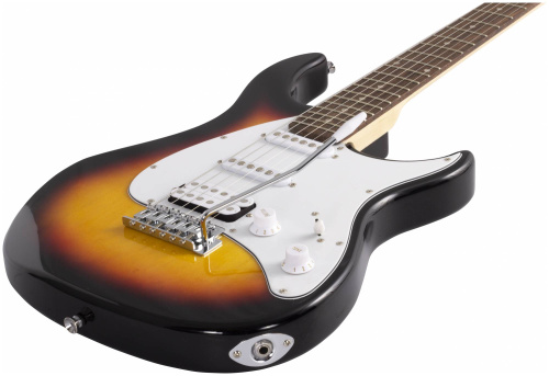 PEAVEY Raptor Plus SNB SSH электрогитара stratocaster, 22 лада, цвет Sunburst фото 2