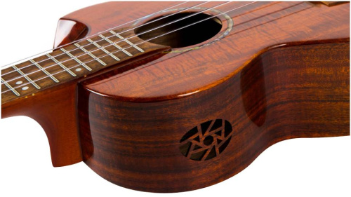 FLIGHT MUSTANG TENOR EQ-A укулеле тенор с активным звукоснимателем, ALL SOLID акация, чехол фото 3