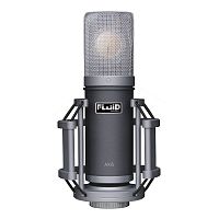 Fluid Audio Axis конденсаторный студийный микрофон, капсюль 34 мм, тип разъем XLR3F позолоченный