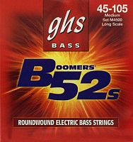 GHS M4500 Струны для бас гитары; никелированная сталь; круглая обмотка; (45-65-85-105); Boomers