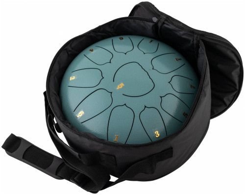 BEE DF1107 GREEN Барабан язычковый Глюкофон фото 2