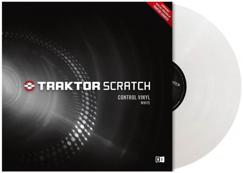 Native Instruments Traktor Scratch Pro Control Vinyl White Mk2 Виниловый диск с таймкодом Mk2 для си