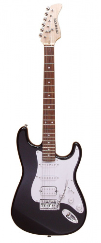 Fernandes LE-1Z BLK/L электрогитара Stratocaster HSS, цвет чёрный
