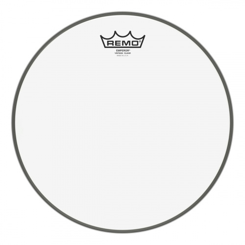 Remo VE-0312-00 12" Emperor Vintage Clear, пластик для барабана, двойной, прозрачный