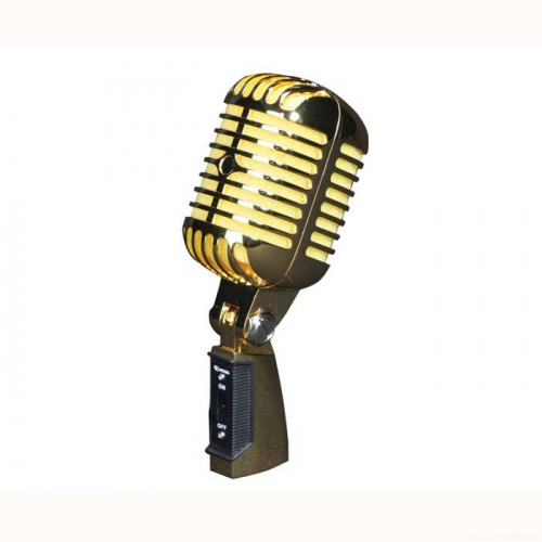 VOLTA VINTAGE GOLD Вокальный динамический микрофон кардиоидный. Металлический ударозащищённый корпус