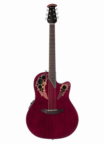 OVATION CE48-RR Celebrity Elite Super Shallow Cutaway Ruby Red гитара электроакустическая (OV533244)