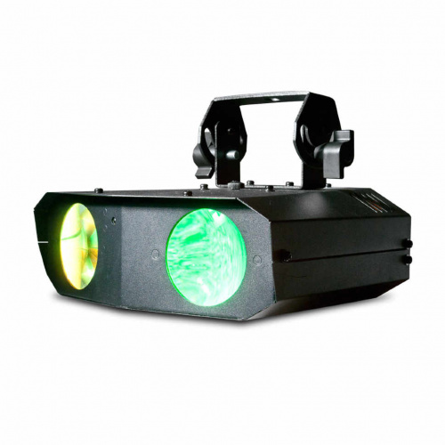 American DJ Monster Duo Светодиодный прожектор с эффектом трилистника и двойным объективом, 20 свето