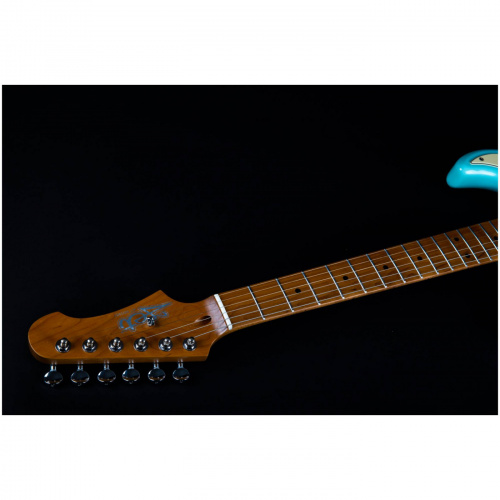 JET JS-300 BL электрогитара, Stratocaster, корпус липа, 22 лада,SSS, tremolo, цвет Sonic blue фото 9