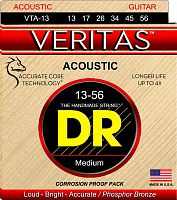 DR VTA-13 серия Veritas для акустической гитары с технологией Coated Core, Medium (13-56)