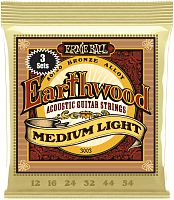 ERNIE BALL 3003 набор из 3х комплектов для акуст.гитары Earthwood Medium Light 80/20 Bronze(12-54)