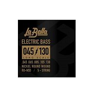 LA BELLA RX-N5D струны для бас-гитары (045-065-085-105-130), никель