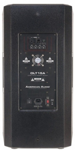 American Audio DLT15A активная акустическая система, 15" woofer, 1,3"dr, 500Вт(cont), 20Hz-20KHz, 3-х по