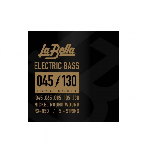 LA BELLA RX-N5D струны для бас-гитары (045-065-085-105-130), никель