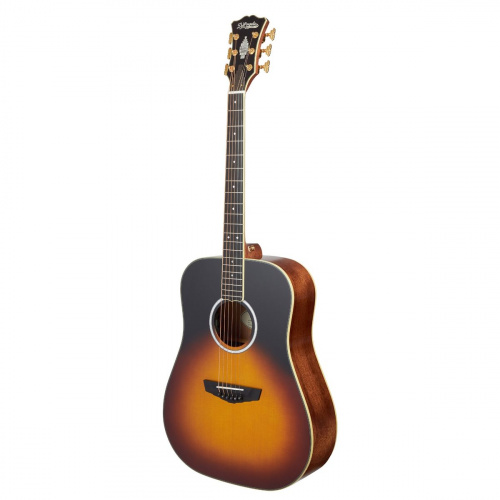 D'Angelico Excel Lexington Vintage Sunset электроакустическая гитара с чехлом, цвет санберст фото 3