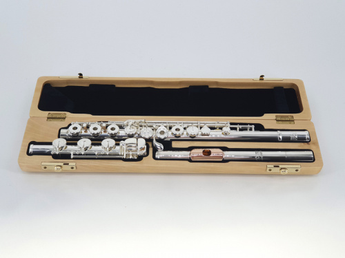 Artist AF-800RBSSOGC-HJS Флейта французской системы, открытые клапаны во французском стиле не в линию, паяные звуковые отверстия, с коленом B, Е-механ фото 17