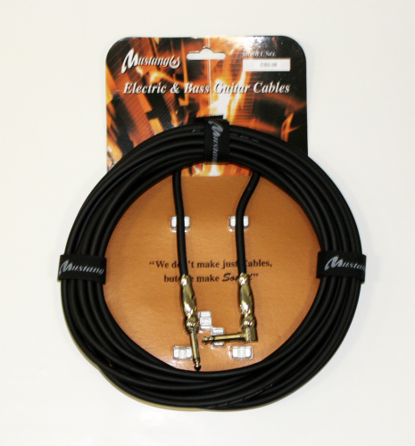 Mustang CS2-20 кабель инструментальный Jack-Jack/разъемы никель/6м.
