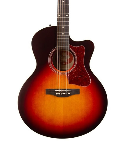 Norman B18 CW MJ CB A/ E электроакустическая гитара, mini-Jumbo, Fishman, цвет вишневый санберст фото 2