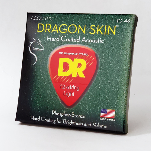 DR DSA-10/12 DRAGON SKIN струны для 12-струнной акустической гитары 10 48 фото 2