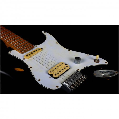 JET JS-800 Relic BK электрогитара, Stratocaster, корпус липа, HS, цвет Relic BK фото 10