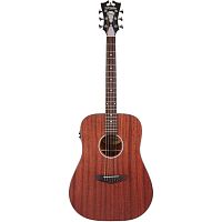 D'Angelico Premier Lexington LS MS электроакустическая гитара, дредноут, цвет натуральный