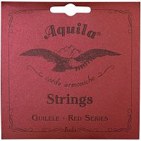 AQUILA RED 187C струны для гиталеле, строй E как на классической гитаре (e-b-g-D-A-E), 3я струна G